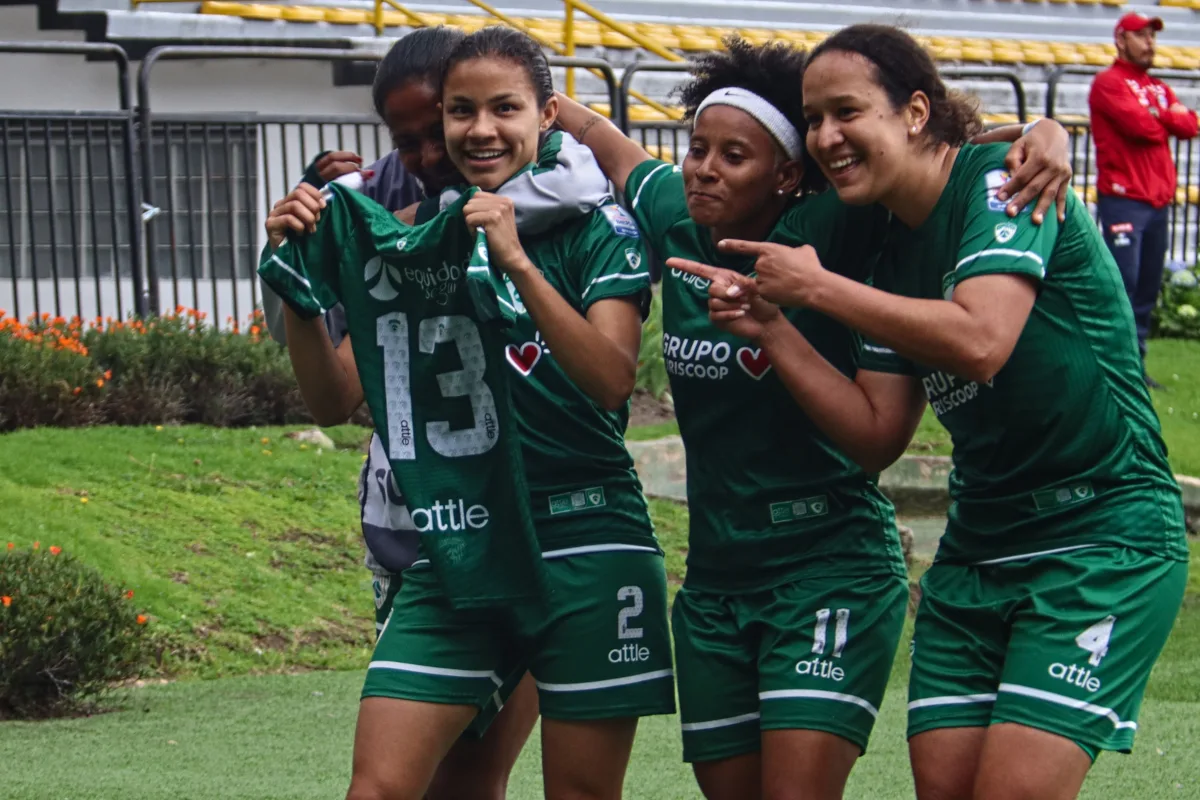 Danna Lambraño fue la autora del único gol del partido, que le da por el momento el octavo lugar a Equidad para soñar con los cuadrangulares semifinales - Foto: Ronald Cano