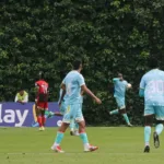 Pero fue Víctor Ibarbo, que tras un penal en el área de Tigres FC, concretó el gol de la victoria para los vallunos que les da pocas pero algunas opciones dependiendo de los otros resultados - Foto: Ronald Cano