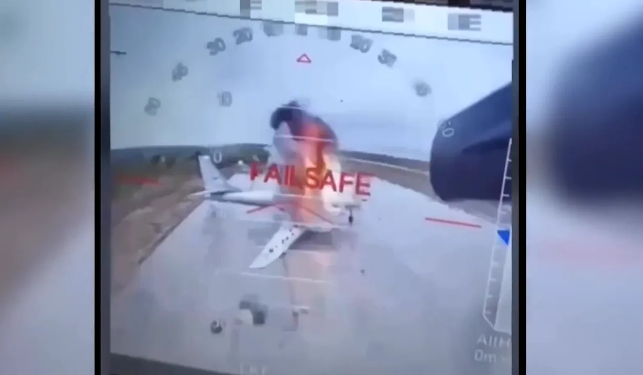 Se utilizaron 117 drones de vista en primera persona (FPV), que fueron introducidos clandestinamente en territorio ruso, ocultos en contenedores de madera transportados por camiones. Estos drones fueron lanzados desde ubicaciones cercanas a las bases aéreas objetivo, permitiendo un ataque sorpresa y coordinado - Foto: Servicio de Seguridad de Ucrania