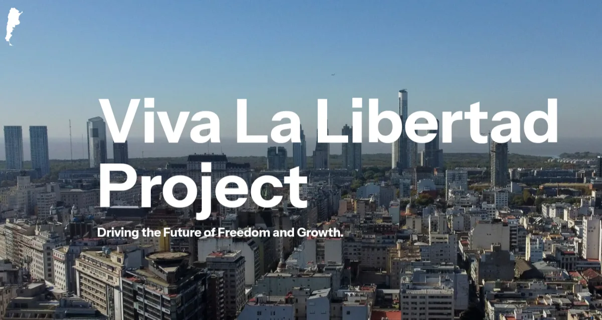 Esta es la portada del sitio Web de la criptomoneda $LIBRA que aún sigue en funcionamiento tras las investigaciones legales - Foto: Sitio Web $LIBRA