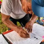 ​En un proceso de construcción colectiva con las organizaciones sociales, campesinas e indígenas del Catatumbo se firmó el Pacto Social con los caciques del pueblo B​arí - Foto: ART
