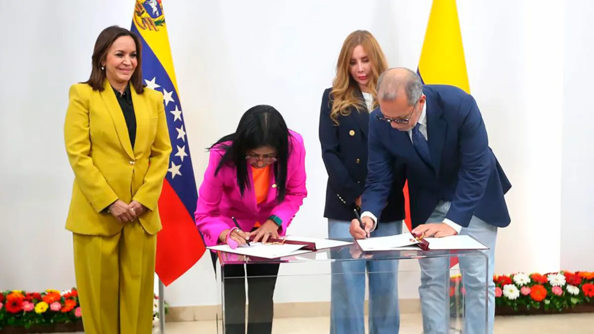 ​​Firma del Memorando de Enetndimiento entre Colombia y Venezuela para crear la zona económica especial en la frontera común - Foto: Presidencia de Colombia