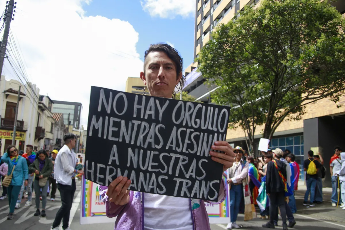 La convocatoria este año estuvo enmarcada en la reivindicación de la comunidad trans, rindiendo homenaje especialmente a Sara Millerey González, víctima de un brutal caso de transfeminicidio - Foto: Paula D'Pablos