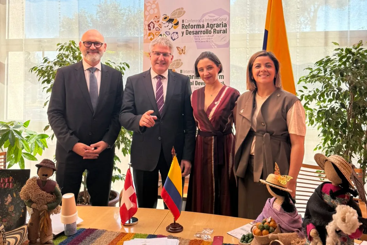 A esto hay que sumarle que Colombia hospedará 20 años después la ICARRD (Conferencia internacional de Reforma Agraria y Desarrollo Rural 2026) y agregar que desde el primero de enero de 2025, Colombia ocupa una silla de la Junta Ejecutiva el Programa Mundial de Alimentos - Foto: Cancillería