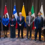 Durante la jornada, los vicecancilleres y viceministros de Comercio Exterior lideraron la reunión del Grupo de Alto Nivel y se adoptaron decisiones en torno a temas de alto impacto regional, incluyendo la firma del Acuerdo de Verificación de Origen con Singapur - Foto: Alianza del Pacífico