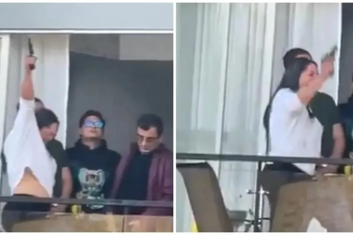 Mujer que disparó al aire en Bogotá ofreció disculpas y aclaró que arma es de fogueo - Foto: Captura de video