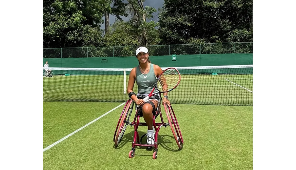 María Angélica Bernal Villalobos, número 7 del escalafón mundial, fue noticia al conseguir su primer título sobre césped, al coronarse campeona del Lexus Eastbourne Open ITF1 Series de tenis en silla de ruedas, en esa ciudad de la Gran Bretaña - Foto: IDRD