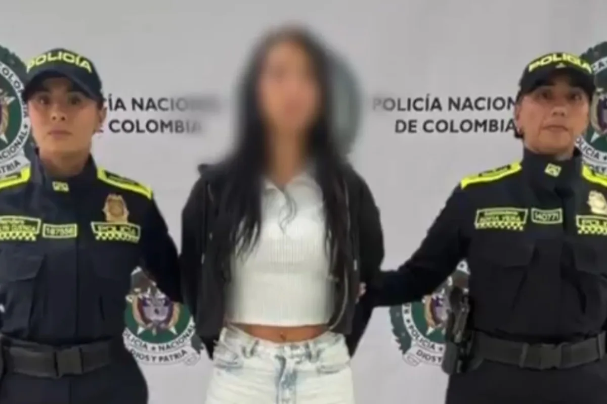 Capturan en Bogotá a alias ‘La Cachaca’, buscada por Interpol por estafa y pertenencia a red criminal internacional - Foto: Policía Nacional