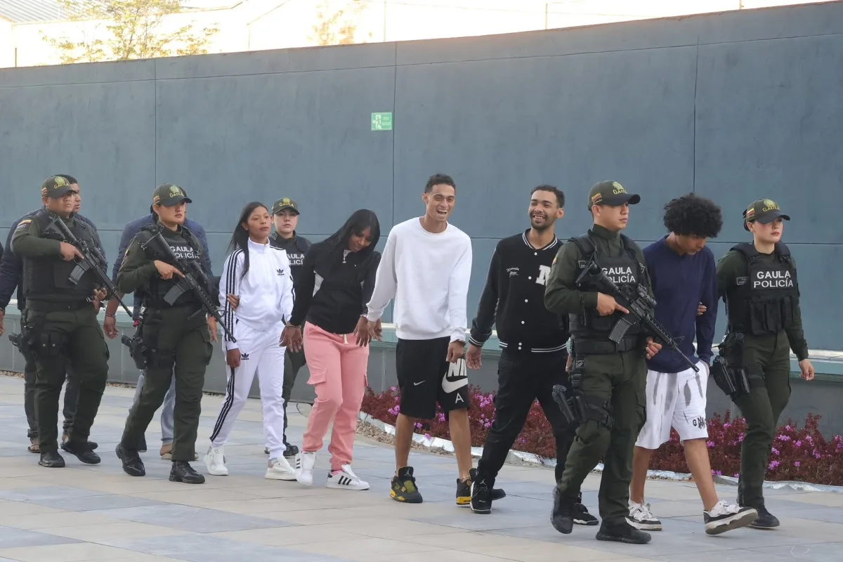 Golpe contra el crimen en Bogotá: capturan a nueve presuntos miembros del 'Tren de Aragua' y 'Los Satanás' - Foto: @SeguridadBOG