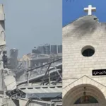 Israel bombardea la única iglesia católica de Gaza - Foto: Redes sociales