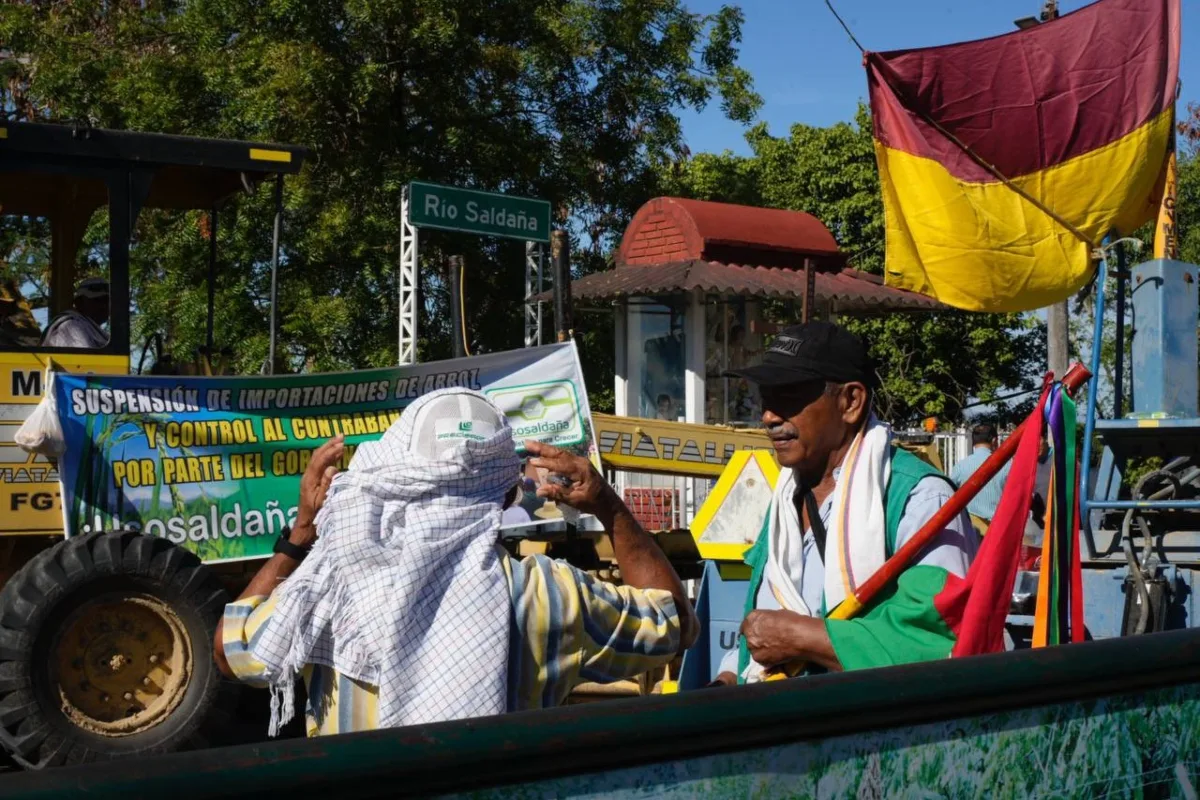 Paro arrocero completa cinco días sin avances en la negociación con el Gobierno - Foto: Redes sociales