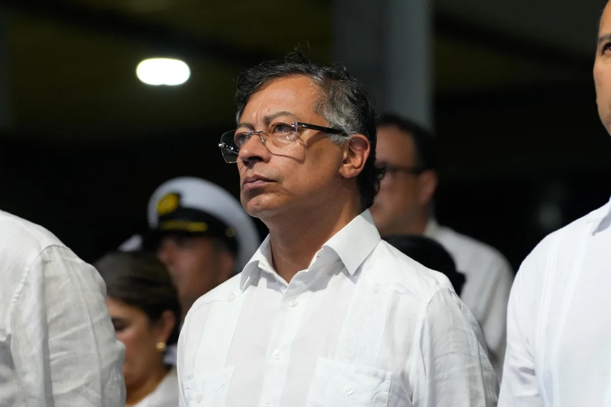 Presidente Petro reitera suspensión de exportación de carbón a Israel durante acto con la Armada en Cartagena - Foto: @infopresidencia