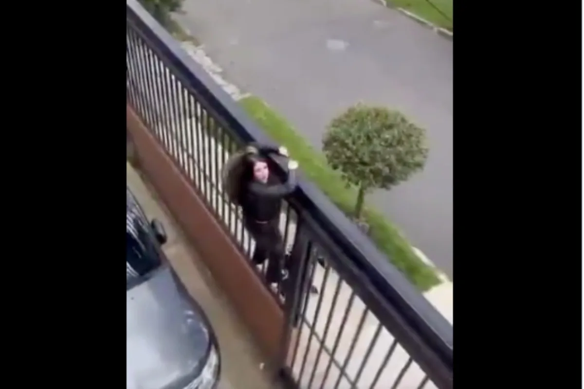 Intento de hurto en edificio del norte de Bogotá fue frustrado por la comunidad - Foto: Captura de video