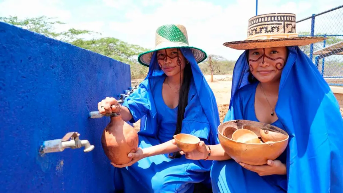 ​El Gobierno nacional cuadruplicó la inversión con destino a La Guajira para mejorar el acceso a agua potable de las comunidades indígenas en la región - Foto: Ministerio de Vivienda