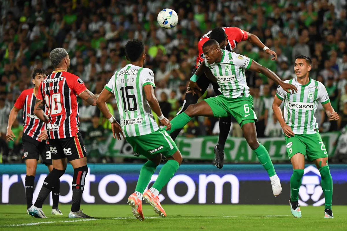 Aunque Atlético Nacional dominó el partido, la falta de definición impidió que se quedaran con los tres puntos - Foto: X/@libertadores