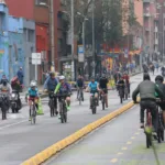 Fueron casi dos millones de trayectos los que se realizaron durante las 17 horas de ciclovía - Foto: Mauricio Vanegas