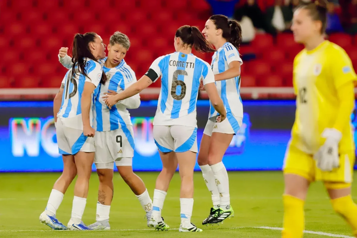 De esta forma, Argentina termina el tercer lugar de la CONMEBOL Copa América Femenina 2025™, mismo puesto que logró en la edición de 2022 jugada en Colombia - Foto: Conmebol