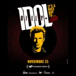 Idol lanzó su nuevo disco Dream Into It en abril de este año bajo Dark Horse Records. Este álbum trae el sencillo “77 (feat. Avril Lavigne)” y entró en el Top 10 de ventas en varios países como Estados Unidos, Canadá, Reino Unido y Alemania - Foto: Billy Idol