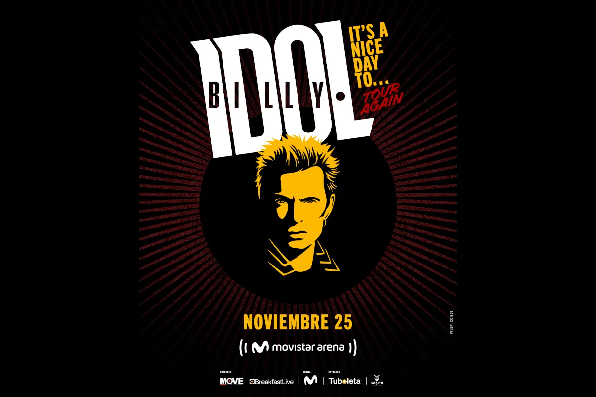 Idol lanzó su nuevo disco Dream Into It en abril de este año bajo Dark Horse Records. Este álbum trae el sencillo “77 (feat. Avril Lavigne)” y entró en el Top 10 de ventas en varios países como Estados Unidos, Canadá, Reino Unido y Alemania - Foto: Billy Idol