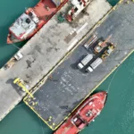 Cada vehículo tiene capacidad para transportar 8.000 litros de agua, lo que permitirá abastecer a cerca de 10.000 personas al día en el archipiélago - Foto: UNGRD