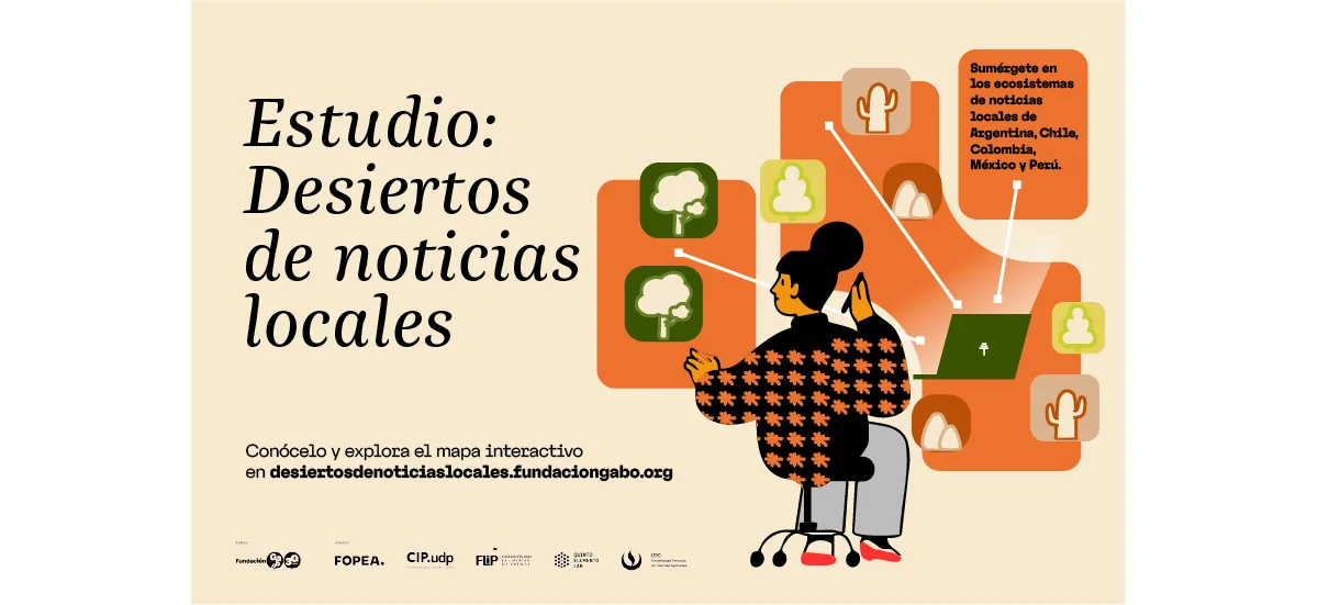 El proyecto identifica las zonas donde el acceso a información de interés público es limitado o está en riesgo, ya sea por ausencia de medios, precariedad laboral, concentración informativa o contextos de censura y autocensura - Foto: Fundación Gabo