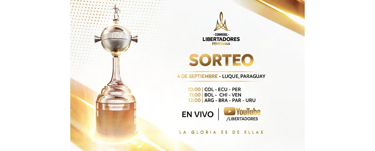 La transmisión estará disponible en vivo a través del canal oficial de YouTube de la CONMEBOL Libertadores. El campeonato se disputará en Argentina, del 2 al 18 de octubre de 2025 - Foto: Conmebol