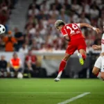 Harry Kane destacó el olfato goleador del colombiano Luis Díaz - Foto: @FCBayernES
