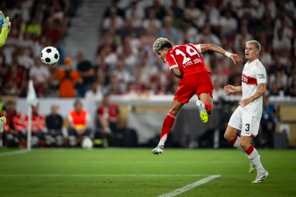 Harry Kane destacó el olfato goleador del colombiano Luis Díaz - Foto: @FCBayernES