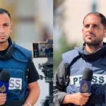 Los periodistas de la cadena catarí Al Jazeera, Anas al-Sharif y Mohammed Qraiqea; murieron por las bombas israelíes lanzadas sobre la franja de Gaza - Foto: Al Jazeera