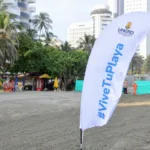 Hoy, Playa 3 ofrece más de 60 metros de ancho, una dimensión que refuerza la protección de la ciudad frente al aumento del nivel del mar y, al mismo tiempo, crea un espacio más amplio y seguro para el disfrute
de locales y visitantes - Foto: UNGRD
