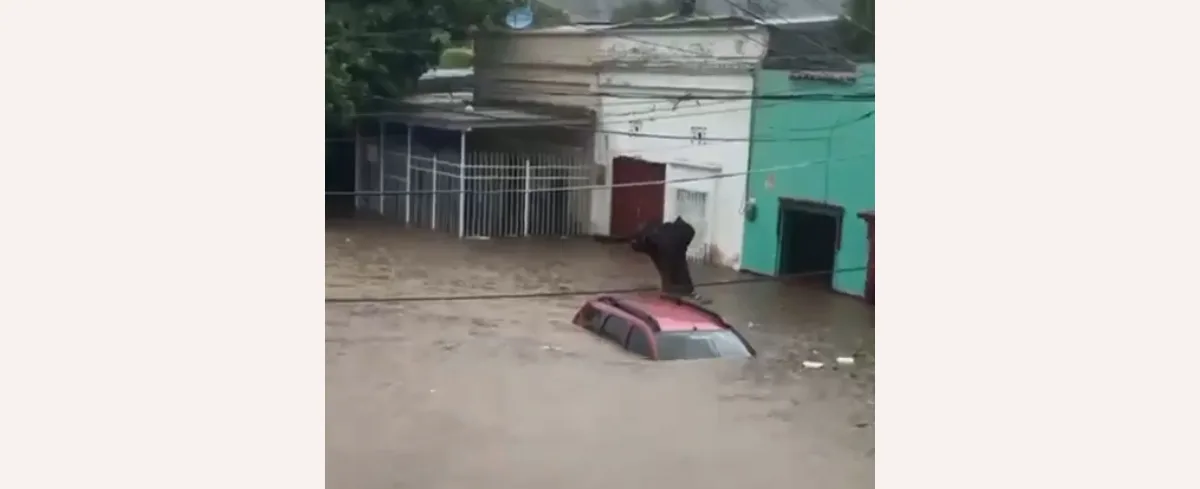 Las precipitaciones colapsaron el sistema de drenaje urbano, lo que impidió el rápido desalojo del agua. Esto agravó las inundaciones y la movilidad desde el Centro Histórico hasta la Avenida del Río y el sector de Buenavista, afectando también barrios como Pescaíto, Alto Delicias, Los Fundadores y El Pando - Foto: Redes Sociales