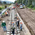La modernización del corredor férreo Bogotá – Belencito, corazón de la reactivación férrea, avanza de forma exitosa para incrementar la velocidad de los trenes y garantizar una infraestructura más segura y eficiente - Foto: ANI