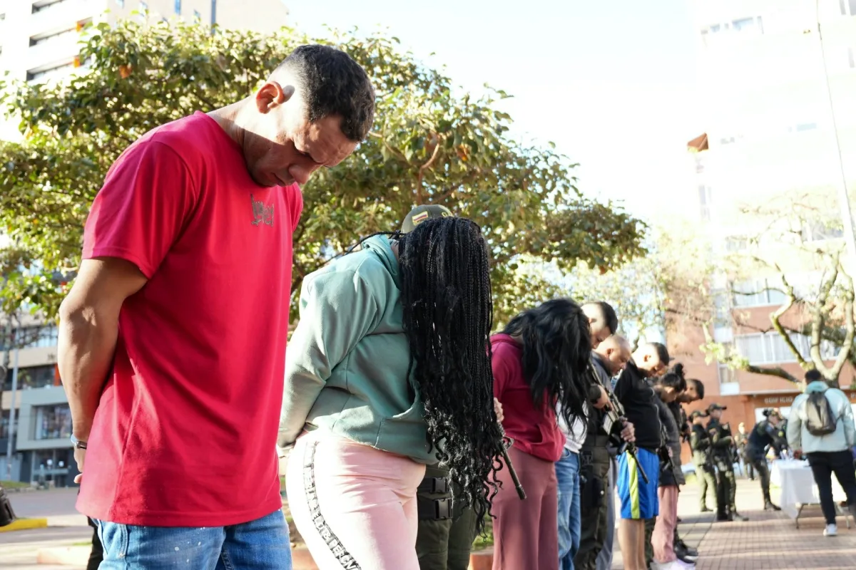 Policía desmantela la banda "La 57", dedicada a drogar y robar a sus víctimas en Bogotá y Soacha - Foto: @PoliciaBogota