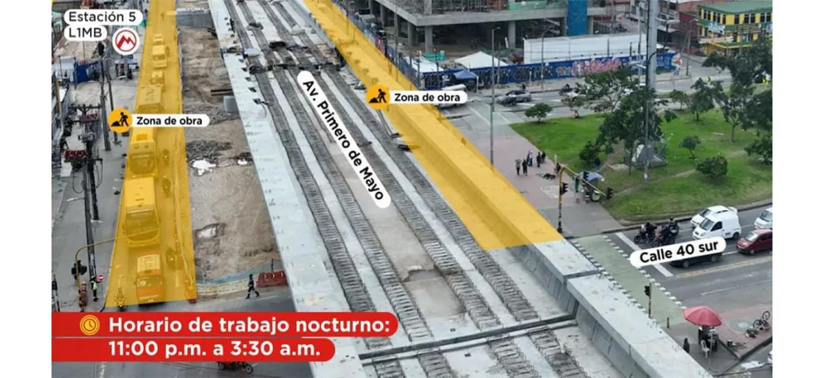 Consulta los cierres viales para que tengas un viaje tranquilo en este sector de la ciudad - Foto: Secretaría de Movilidad