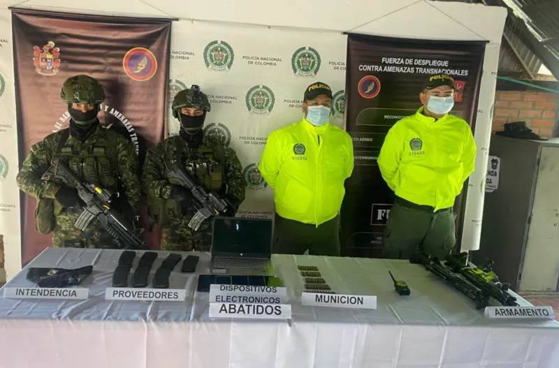 La acción militar desarrollada en la vereda Papayal del municipio San Martín de Loba, permitió a los soldados de la Fuerza de Despliegue con Amenazas Transnacionales, (FUDAT) neutralizar al cabecilla del componente urbano del GAO Clan del Golfo en el municipio de San Pablo - Foto: Ejército Nacional