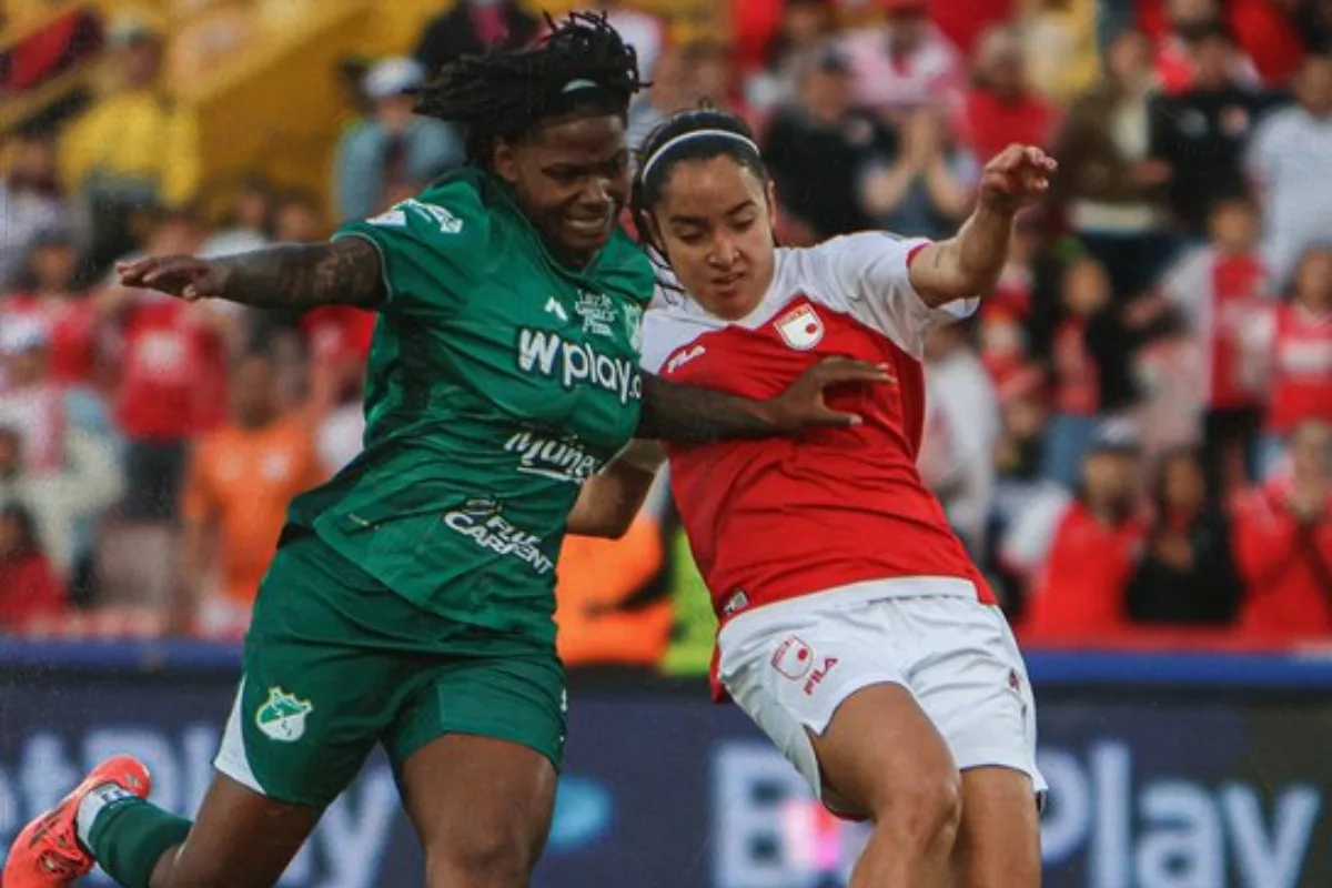 Santa Fe se impone por la mínima en la ida de la final femenina y viaja con ventaja a Palmaseca - Foto: @LeonasSantaFe