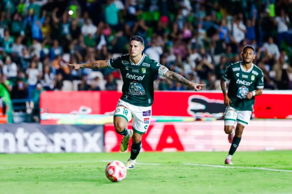 James Rodríguez brilla con gol y asistencia en México, pero León cede empate frente a Mazatlán - Foto: Club León