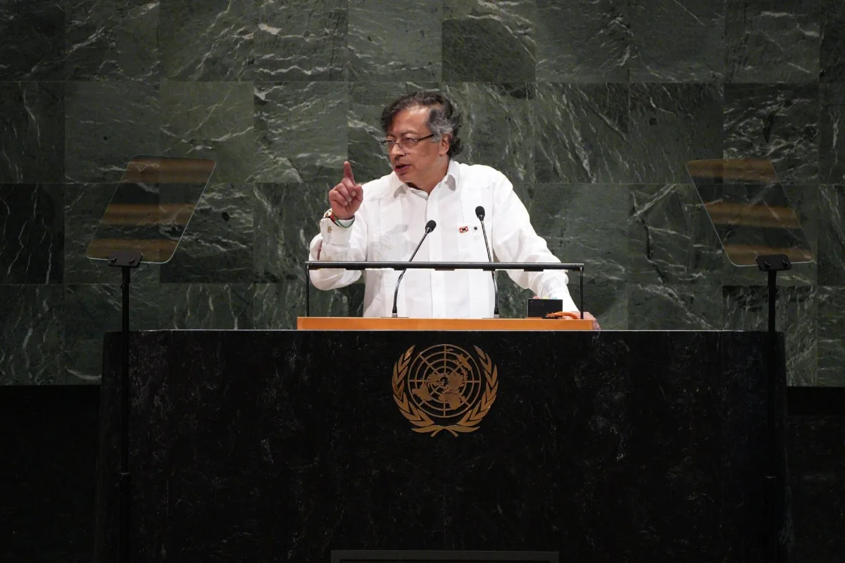 Petro pronuncia su último discurso como presidente de Colombia en la Asamblea General de la ONU con duras críticas a EE. UU. y llamados a detener la violencia en Gaza - Foto: Presidencia