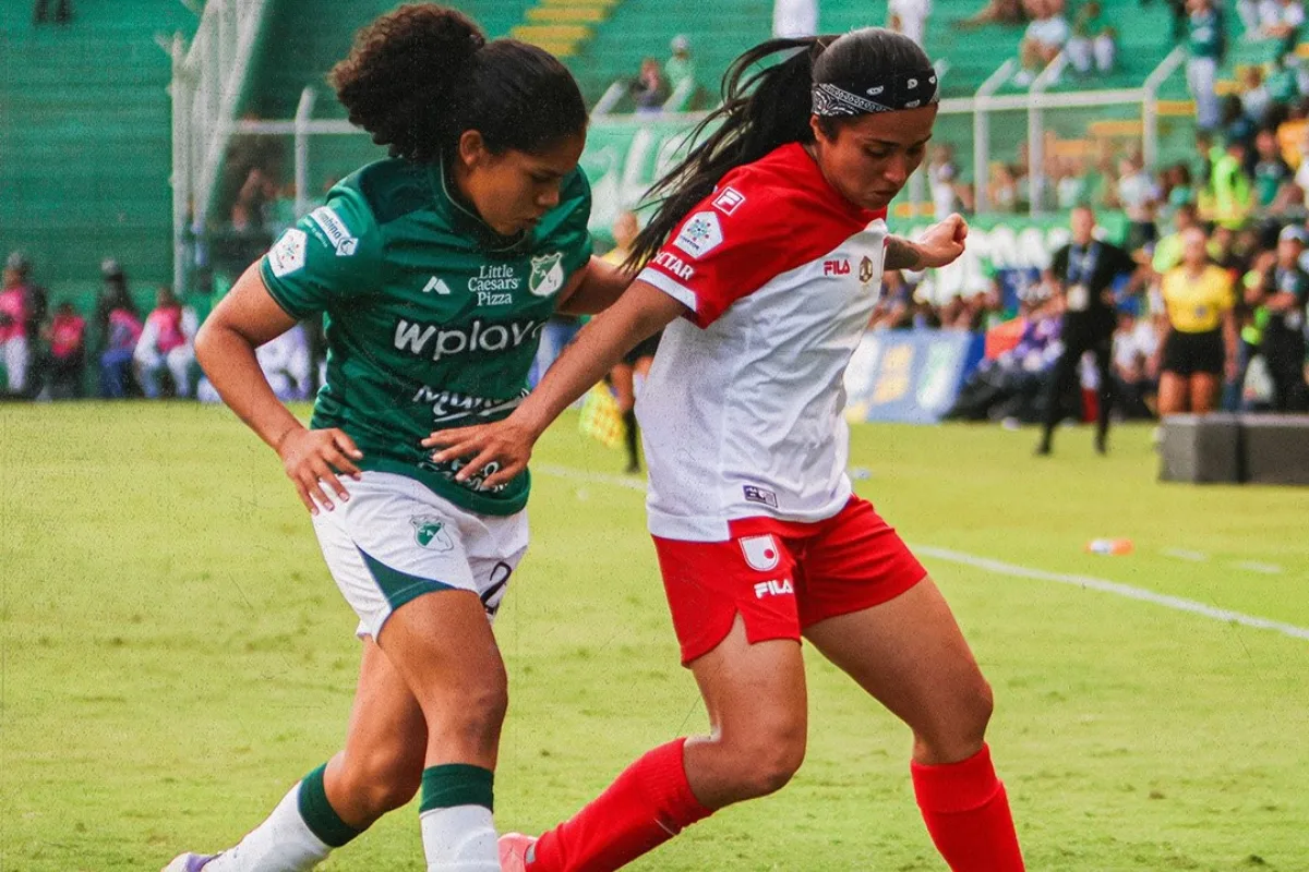Deportivo Cali, primer bicampeón de la Liga Femenina tras vencer a Santa Fe en Palmaseca - Foto: @LeonasSantaFe