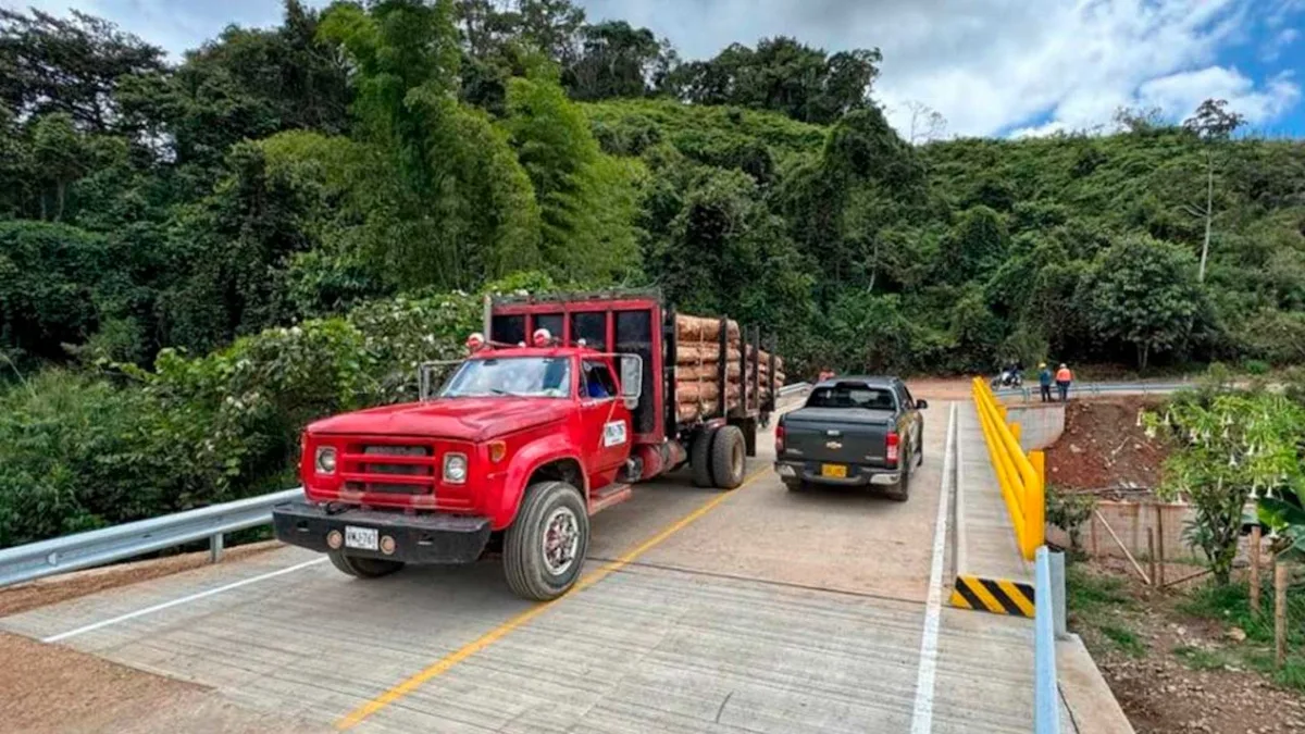 ​El nuevo Puente Calima Darién mejora la movilidad de más de 3.600 habitantes del Valle del Cauca, impulsa el turismo, la agricultura y la ganadería, y fortalece la integración regional con una inversión superior a $2.400 millones - Foto: ANI
