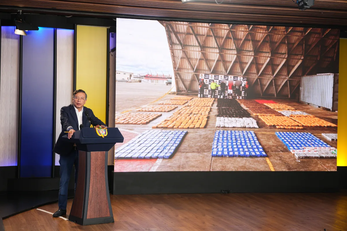 El Tesoro acusó a Petro de haber permitido que los cárteles de la droga prosperaran en Colombia y de no haber tomado medidas suficientes para detener el flujo de cocaína hacia Estados Unidos - Foto: Presidencia