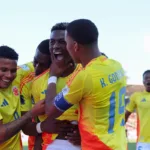 El héroe de la jornada fue el delantero Néiser Villarreal, autor de los tres goles que sellaron una remontada épica para la Tricolor - Foto: Conmebol