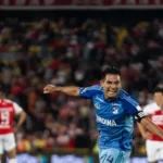 El tanto decisivo, anotado por Cañozales, le permitió a Millonarios sumar tres puntos vitales en la lucha por la clasificación a los cuadrangulares. El equipo alcanzó los 21 puntos y mantiene esperanzas de llegar a la fase final del torneo - Foto: Millonarios FC