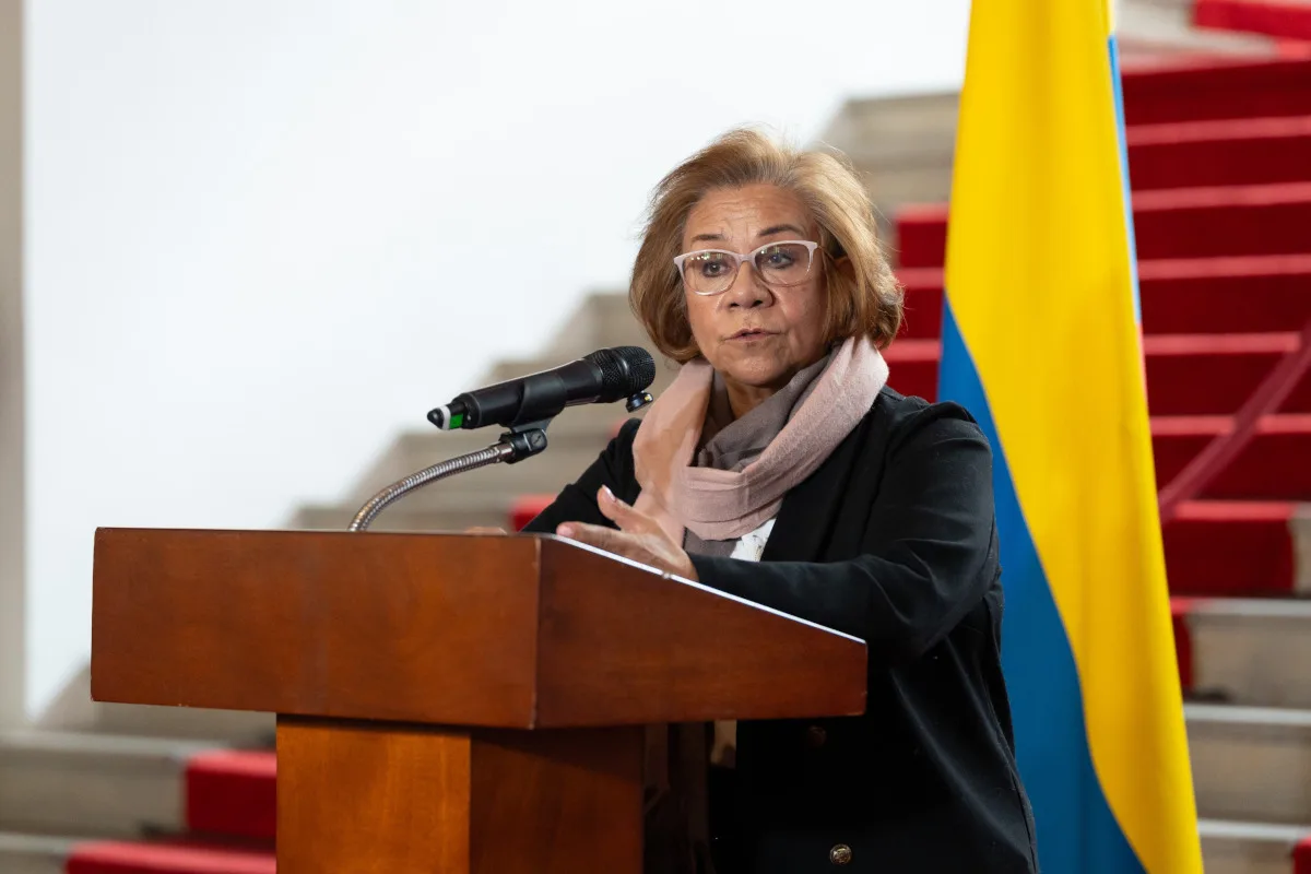 “Hoy hablo no solo como representante de Colombia, sino también como mujer indígena del Pueblo Arhuaco de la Sierra Nevada. La paz de Colombia es un proyecto pluriétnico y multicultural de unidad nacional”, afirmó Zalabata, al resaltar la centralidad del capítulo étnico del Acuerdo - Foto: Cancillería