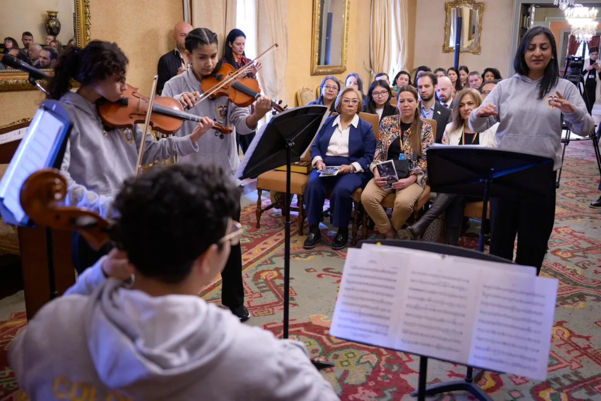 La participación de los jóvenes músicos es fruto de un proceso de formación sostenido que la Fundación Nacional Batuta ha consolidado en el departamento durante más de 20 años - Foto: Cancillería
