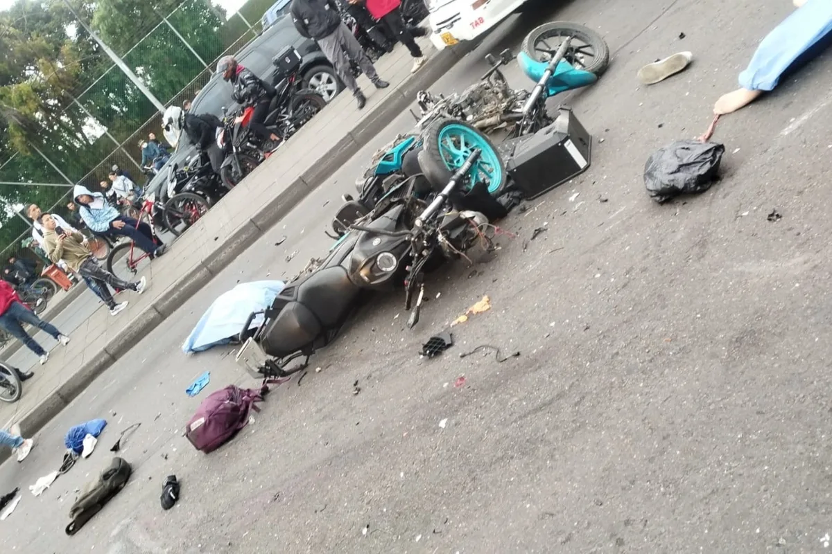 Dos personas mueren en grave accidente de tránsito en el occidente de Bogotá - Foto: Redes sociales
