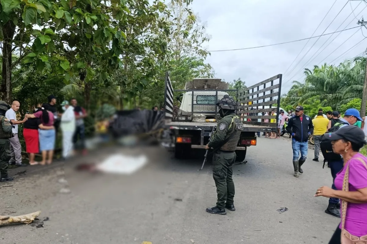 Cinco personas murieron en grave accidente de tránsito en la vía Tumaco–Pasto - Foto: Redes sociales