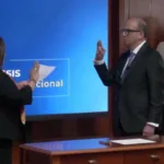Carlos Camargo Assis tomó posesión como magistrado de la Corte Constitucional en medio de críticas y ausencias - Foto: Captura de video