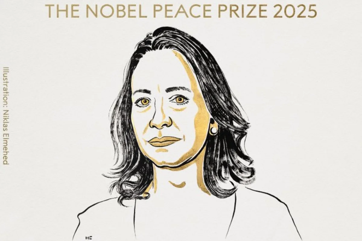 María Corina Machado recibe el Premio Nobel de la Paz 2025 por su lucha por la democracia en Venezuela - Foto: @NobelPrize