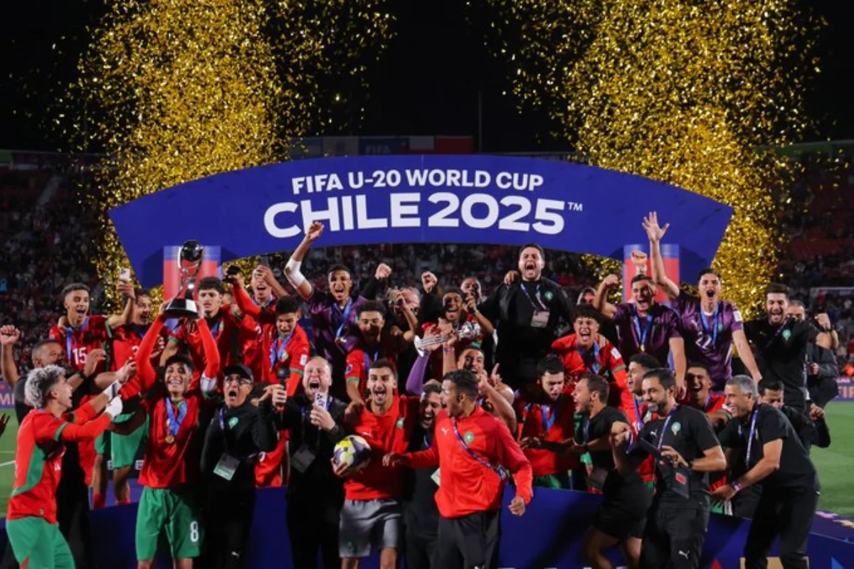 Marruecos conquista su primer Mundial Sub-20 tras vencer a Argentina en Santiago de Chile - Foto: @FIFAWorldCup